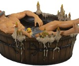 The Witcher III Geralt in Bath Polyresin Statuette
