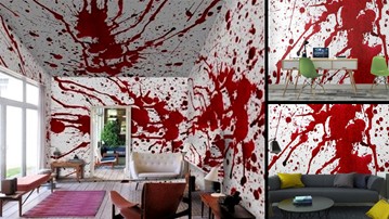 Blood Bath Wall Mural