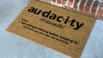 Audacity Doormat