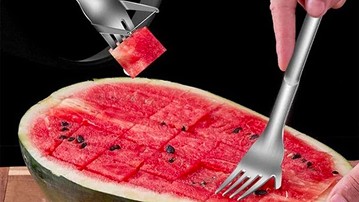 2-in-1 Watermelon Fork & Slicer 2-in-1 Watermelon Fork & Slicer