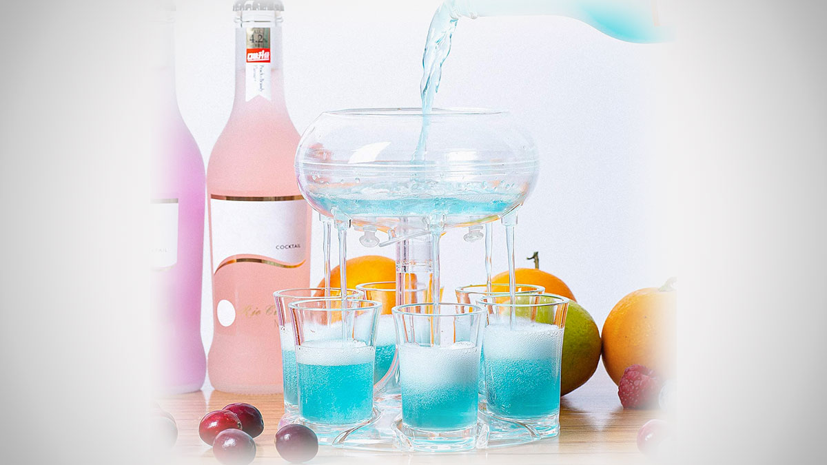 Quick-Pour Shot Dispenser & Carrier Quick-Pour Shot Dispenser & Carrier