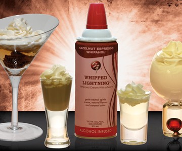 Alcohol-Infused Whipped Cream