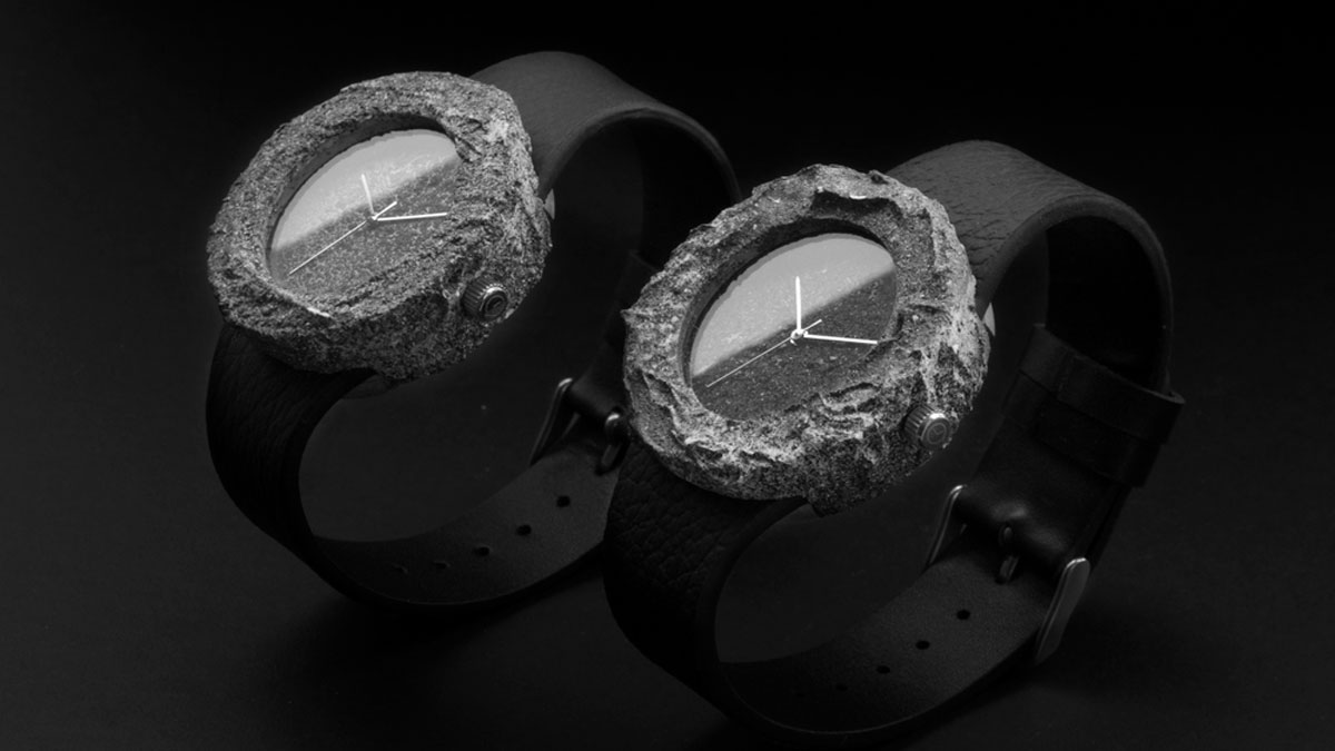 Lunar Genuine Moon Rock Watch Lunar Genuine Moon Rock Watch
