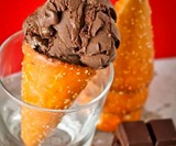 Cookie & Pretzel Ice Cream Cones