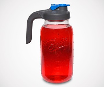 Mason Jar Flip Cap Lid with Handle