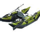 Inflatable Pontoon Boat with Motor Mount