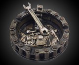 Motorcycle Chain Ashtray