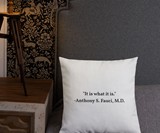 Fouch on the Couch Throw Pillow