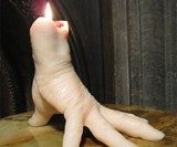 Bleeding Hand Candle