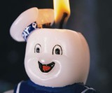 Stay Puft Marshmallow Man Candle