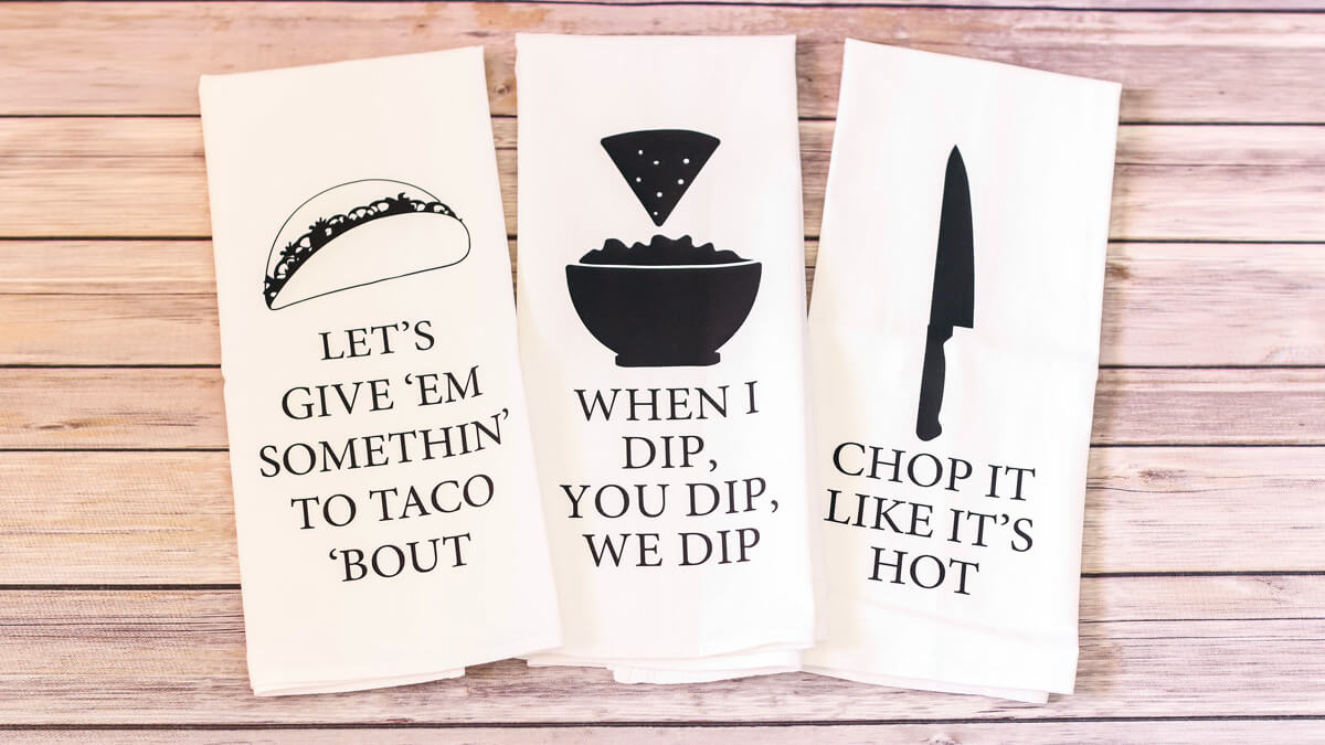 Song Lyric Dish Towels Song Lyric Dish Towels
