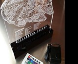 Millennium Falcon Schematic Blueprint LED Lamp