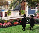 Zombie Kids Halloween Yard Art