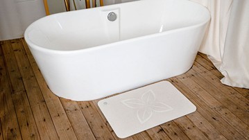 Diatomaceous Earth Stone Bath Mat Diatomaceous Earth Stone Bath Mat