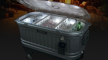 Igloo Party Bar Cooler with LiddUp Lighting Igloo Party Bar Cooler with LiddUp Lighting