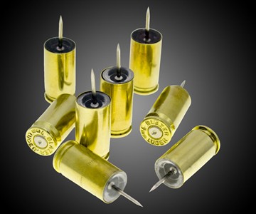 9mm Bullet Casing Push Pins 9mm Bullet Casing Push Pins