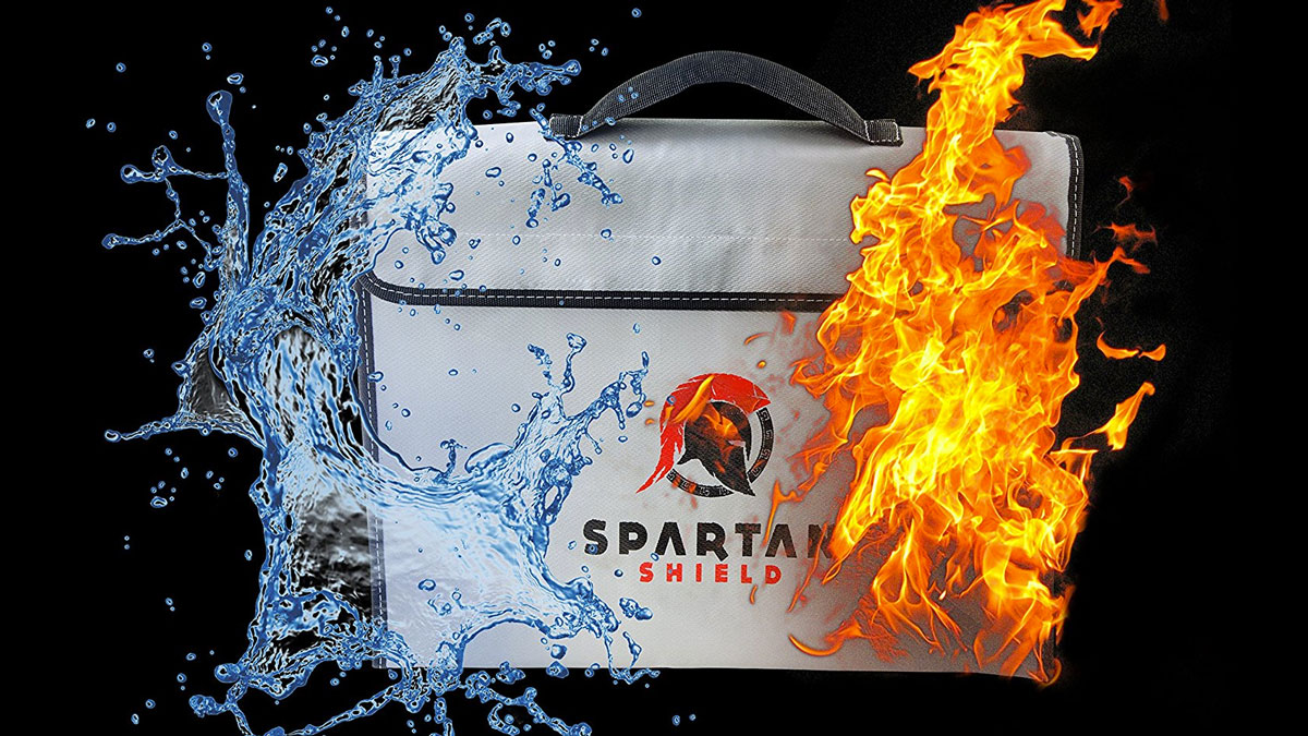 Spartan Shield Fire Resistant Bag for Valuables Spartan Shield Fire Resistant Bag for Valuables