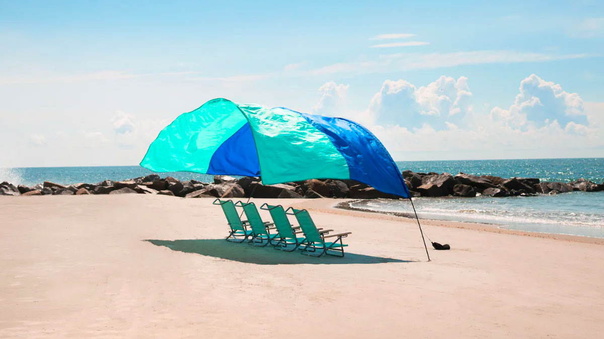 Shibumi Shade Wind Powered Beach Tent Shibumi Shade Wind Powered Beach Tent