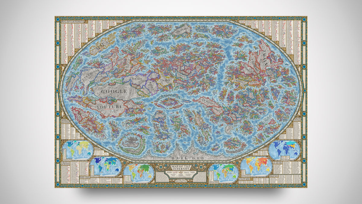 Map of the Internet 2021 Map of the Internet 2021