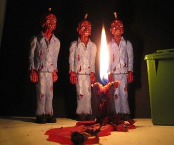 Melting Mandle Zombie Candle
