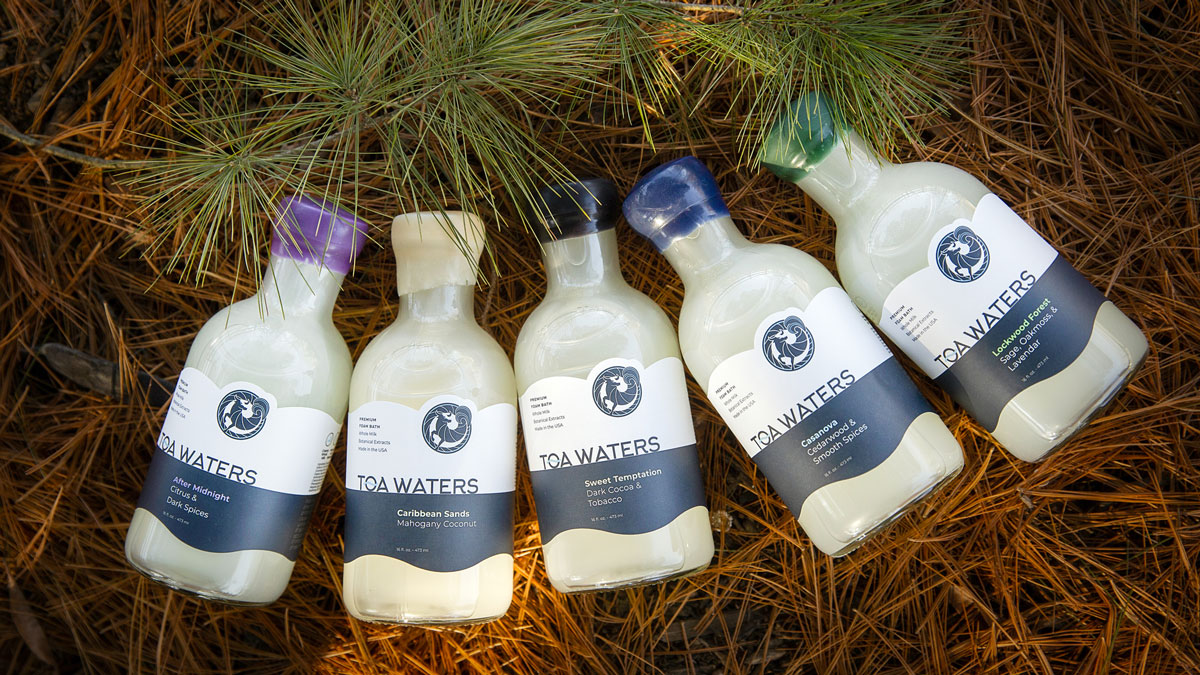 Small Business Shoutout: TOA Waters Brawny Bubble Baths