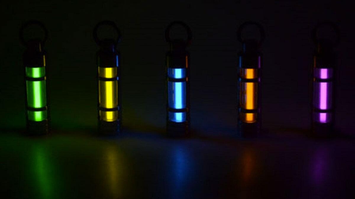 Titanium Alloy Tritium Keychains Titanium Alloy Tritium Keychains
