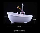 Bathtub Cocktail Glass with Working Sprayer