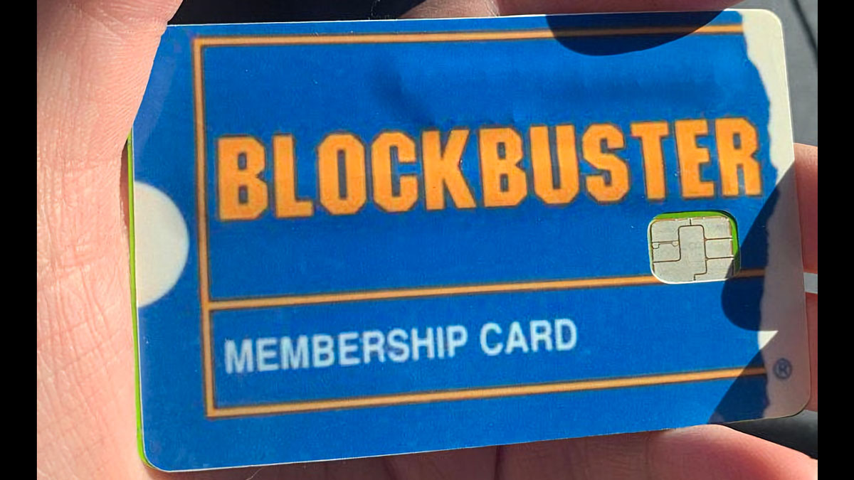 Blockbuster Video Credit Card Skin Blockbuster Video Credit Card Skin