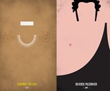 WWF Legends Minimalist Posters - Superfly Jimmy Snuka & Andre the Giant