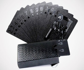 Black Foil Playing Cards Black Foil Playing Cards