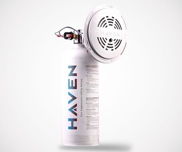 Haven Automatic Heat-Activated Fire Extinguisher