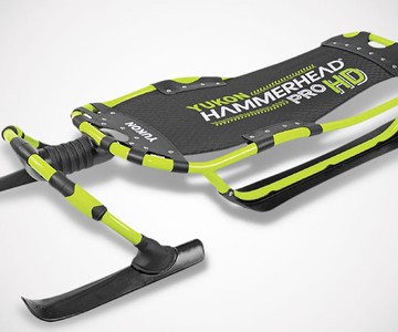Yukon Hammerhead Pro HD Steerable Snow Sled Yukon Hammerhead Pro HD Steerable Snow Sled
