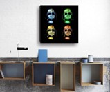 Darth Vader Print Hanging in Room