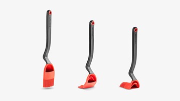 Brizzle Stand-Up Scoop, Baste & Drizzle Brush Brizzle Stand-Up Scoop, Baste & Drizzle Brush