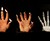 Melting Bloody Hand Candle Melting Bloody Hand Candle
