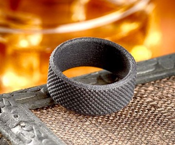 Manly Bands Nylon & Carbon Monomer Wedding Bands
