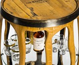 The Balvenie Reclaimed Whiskey Barrel Bar Cart