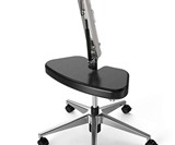 Mobile Laptop Desk with Adjustable Tabletop & Footrest