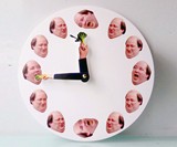 Kevin Hates Broccoli Wall Clock