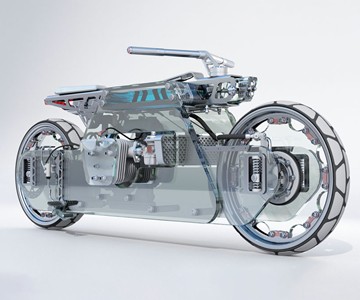 Nu'Clear Bulletproof Glass Concept Motorcycle Nu'Clear Bulletproof Glass Concept Motorcycle