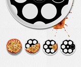 Russian Roulette Pizza Plate