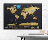 TravelScratcher Scratch-Off World Map