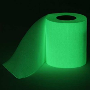 Glowing Toilet Paper Glowing Toilet Paper