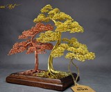 Wire Bonsai Trees