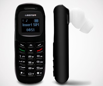 Mini Cell Phone & Bluetooth Headset Mini Cell Phone & Bluetooth Headset