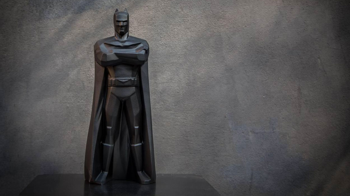 Geometric Ceramic Batman Statue Geometric Ceramic Batman Statue