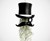 Top Hat, Monocle & Mustache Planter