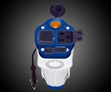 Cup Holder Power Inverter with USB Port
